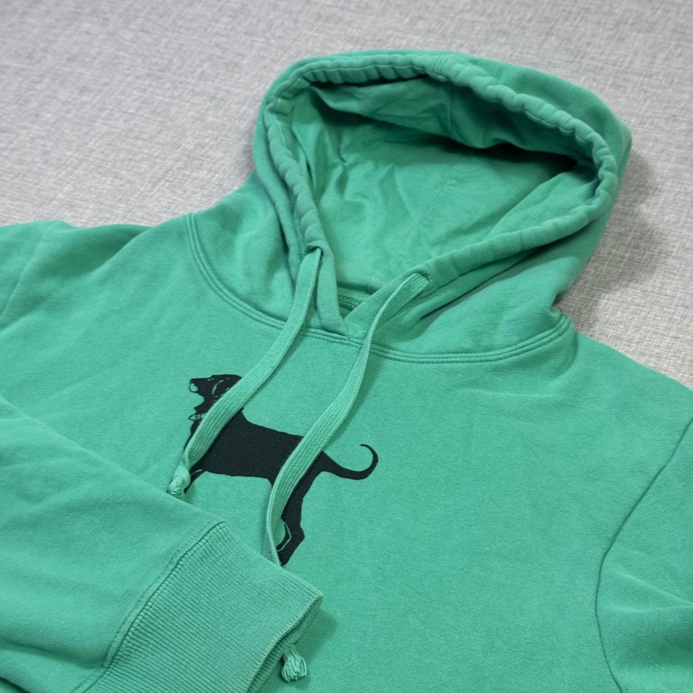 The Black Dog Hoodie Sweatshirt Womens Small Green Fleece Martha's Vineyard